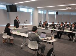 令和6年度第4回岐阜市総合教育会議にて、あいさつの様子