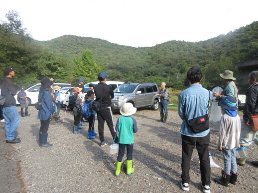 達目洞から見える山
