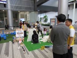 岐阜市産業・農業祭～ぎふ信長まつり～ ツナグテコラボ企画ツナグテ秋まつりを視察（柳ケ瀬グラッスル35 Gテラス）の様子