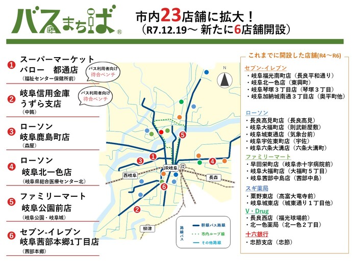 R7開設店舗