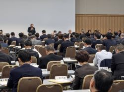 全国市長会理事・評議員合同会議に出席（東京）の様子