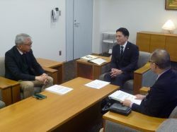 岐阜観光索道株式会社代表取締役社長 篠田晃氏ほかと面談
