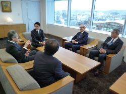 名古屋鉄道株式会社代表取締役会長 安藤隆司氏、代表取締役社長 髙﨑裕樹氏ほかと面談
