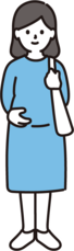 妊娠している女性のイラストです。