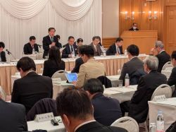 全国市長会財政委員会・都市税制調査委員会合同会議に出席（東京）の様子