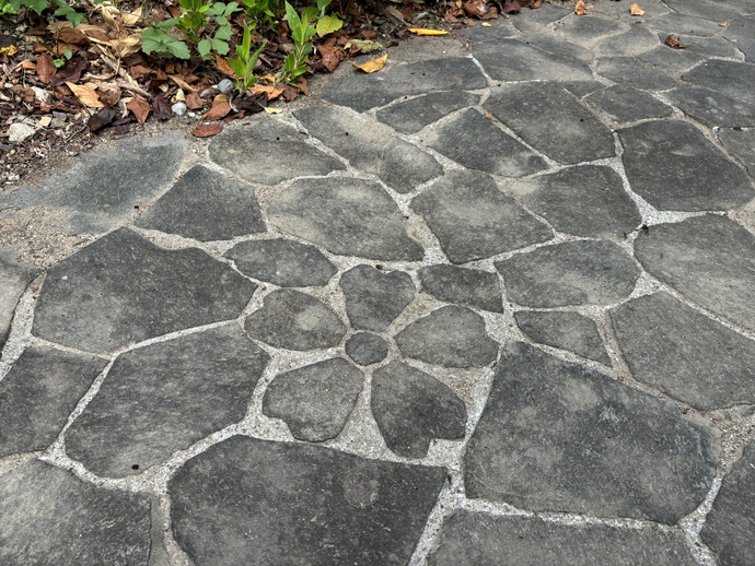 桜の形をした石画像