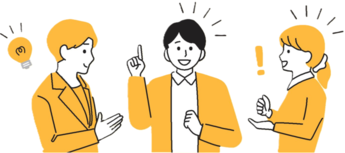 みんなでひらめくイラスト