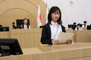 子ども議員発表