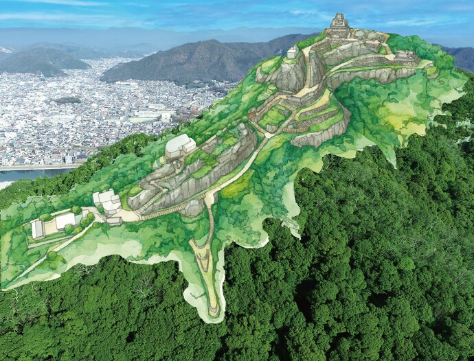 金華山 金華山山上部の整備工事を実施しています｜岐阜市公式ホームページ