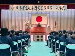 割愛採用者辞令交付式の様子