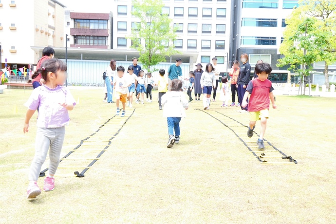親子でかけっこ教室1