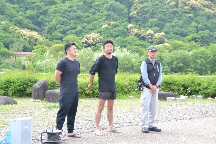 完成した鵜舟新造船の進水式にも出席(令和6年度)