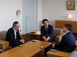 株式会社十六総合研究所代表取締役社長 澤田大輔氏が就任のあいさつ
