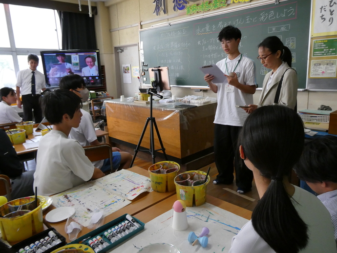 写真：お礼のあいさつ