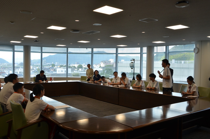 写真：市長表敬訪問