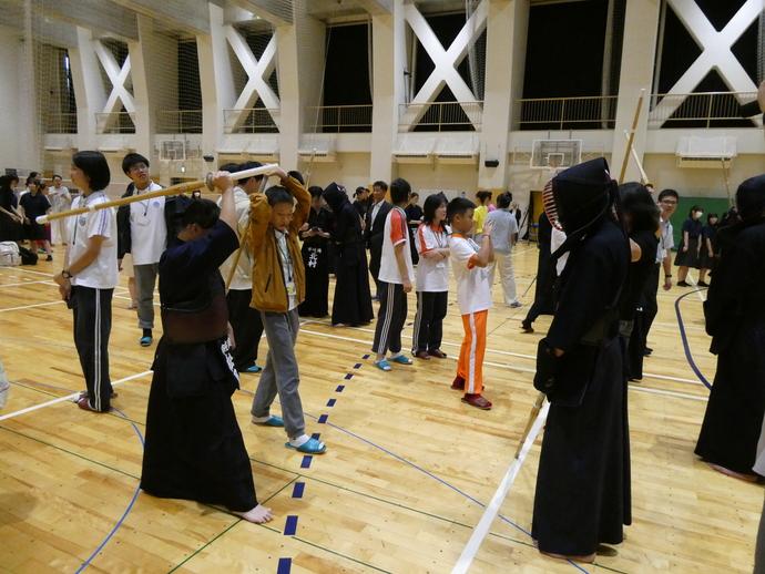 写真：見学体験
