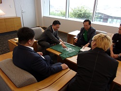 株式会社岐阜フットボールクラブ取締役会長 宮田博之氏ほかと面談