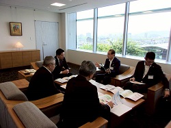 公益財団法人岐阜県建設研究センター理事長 奥田雅之氏ほかと面談