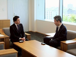 岐阜県副知事 大森康宏氏が退任のあいさつ