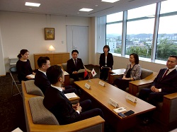 杭州国際貿易促進委員会会長　張鴻斌氏ほか大阪・関西万博「杭州デー」訪日団と面談
