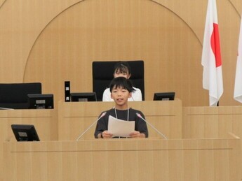 子ども議員発表
