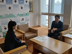 岐南町長　後藤友紀氏と面談（岐南町）