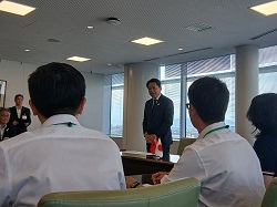 第18次杭州市青少年友好訪日団と面談
