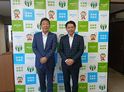 瑞穂市長 森和之氏と面談（瑞穂市）