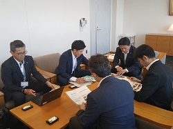 中部電力パワーグリッド株式会社岐阜支社副支社長 二橋満裕氏及び同副支社長 伊佐地正美氏ほかと面談