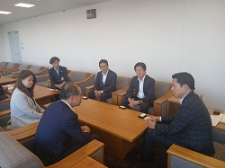 名鉄観光サービス株式会社代表取締役社長 岩切道郎氏ほかと面談