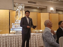 宮内庁主催「外交団招待鵜飼」に出席し、あい さつ