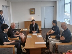 岐阜県ペタンク協会常務理事 三宅雅之氏ほかと面談