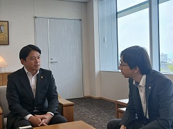岐阜県都市建築部次長 保科実氏が着任のあいさつ