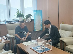 各務原市長 浅野健司氏と面談（各務原市）