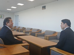 岐阜市議会議員 石井浩二氏と面談