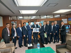 同じく、国土交通省技監 廣瀬昌由氏に要望及び意見交換（東京）