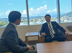 岐阜市議会議長 竹市勲氏が就任のあいさつ