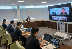 第2回自治体病院を持つ市長によるオンライン会議に 出席し、発言