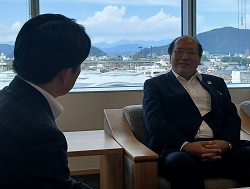 総務省東海総合通信局長 磯寿生氏が着任のあいさつ