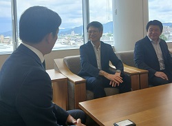 株式会社オオバ本社技術顧問 英直彦氏ほかと面談