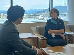 有限会社モーハウス代表取締役 光畑由佳氏ほかと 面談