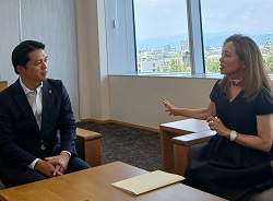 Shigeko Bork BYBS Coaching LLC代表 ボーク重子氏 と面談