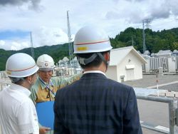 中部電力パワーグリッド株式会社 飛騨変換所を視察