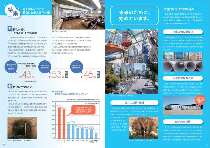 広報紙「水のこえ」45号　4、5面