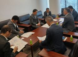 名鉄都市開発株式会社代表取締役社長 日比野博氏ほかと面談（愛知県名古屋市）