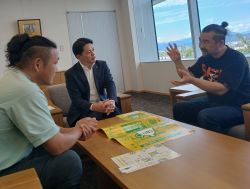 岐阜ビール祭り実行委員会代表 柴田正義氏ほかと面談