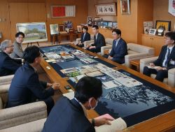 福山市副市長 中島智治氏と面談（広島県福山市）
