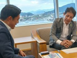 岐阜市商店街振興組合連合会理事長 服部弘典氏と面談