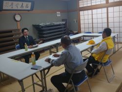 則武自治会連合会長　髙橋信明氏と面談