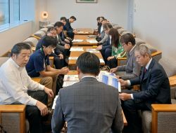 福岡県就労支援協同組合理事長 中村信二氏及び一般社団法人サステイナブル・サポート代表理事 後藤千絵氏ほかと面談